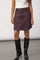Lunacc Mini Skirt 500388 | Bison | Co'couture