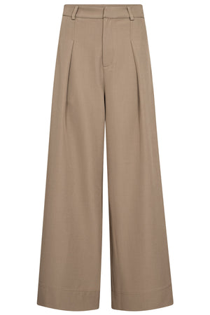 Lunacc Pleat Pant 500391 | Taupe | Co'couture