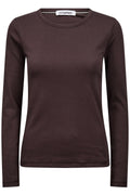 Grannycc Ls Tee 500409 | Dark Brown | Co'couture