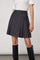 Eloracc Pocket Pleat Mini Skirt 500436 | Dark Grey | Co'couture