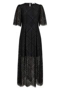 46038 Leticc Lace Maxi Dress | Black