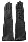Gabycc Leather Gloves | Black