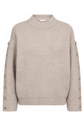 Rowcc Button Sleeve Knit | Bone