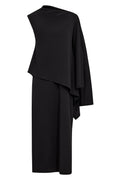 Falconcc Drape Dress | Black
