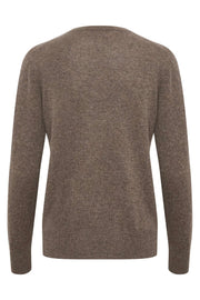 Lukkaiw crew neck pull over | Brun | Strik fra Inwear