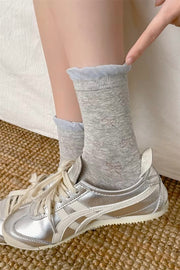 Carly Socks | Light Grey | Strømper fra By Timm