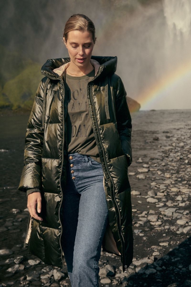 Mos Mosh Jakke | Forest Night | MMNova Metallic Down Jacket – Lisen.dk