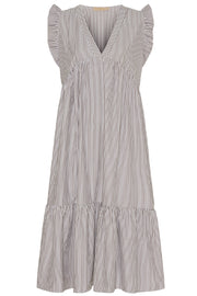 Elma Dress 5795 | Macchiato Stripe | Kjole fra Marta du Chateau