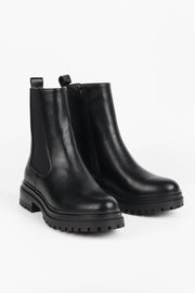 Chelsea Boots aus Kunstleder DQY9617 | Schwarz | Stiefel von Lisen