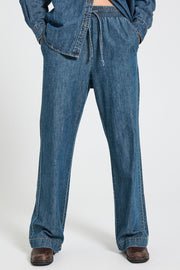 Lisea Pants 204769 | Medium Blue Denim | Bukser fra Freequent