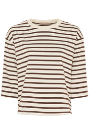 Brooklyn Tee | Beige/Moro | T-shirt fra Marta du Chateau
