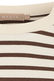 Brooklyn Tee | Beige/Moro | T-shirt fra Marta du Chateau