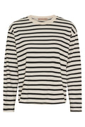 Kara LS Tee | Black Stripe