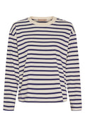Kara LS Tee | Navy Stripe
