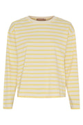 Kara LS Tee | Yellow Stripe