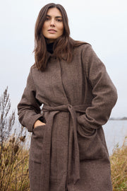 Kermit Wool Coat | Brun | Frakke fra French Laundry