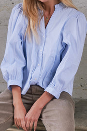 Barba Stripe Shirt | Light Blue | Skjorte fra Neo Noir