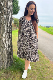 Sunrise Adore Animal Crop Dress | Bone | Kjole fra Co'Couture