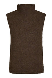 Odelia Knit Top | Brown Melange | Strik fra Neo Noir