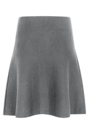 SRHenrietta Short Skirt | Medium Grey Melange | Nederdel fra Soft Rebels