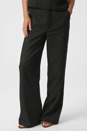 Emmett Boucle Pants | Black | Bukser fra Neo Noir