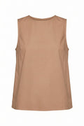 Rosalba Flared Top | Camel – nedsat