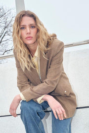 Malie Gabby Blazer | True Camel | Blazer fra Mos Mosh