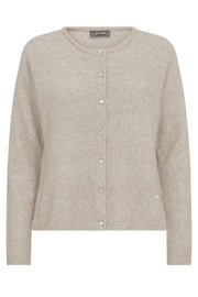 Almine Knit Cardigan  | Feather Gray | Strik fra Mos Mosh