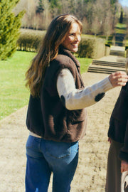Fony Waistcoat 206471 | Morel | Jakke fra Freequent