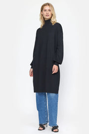 SRLea Rollneck Dress Knit | Black | Kjole fra Soft Rebels