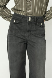 Colette Grendel Jeans Long | Grey Wash | Jeans fra Mos Mosh