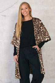 Mette Kimono | Leopard | Kimono fra Prepair