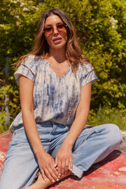 Sunrise Sky Top 35942 | Blue | Bluse fra Co'couture