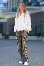 Anna Pants 2612 | Leopard | Bukser fra Prepair