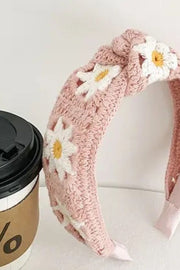 Crochet Daisy Crown | Light Pink | Hårbøjle fra By Timm