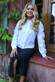 Ester Ls Shirt | White | Skjorte fra Liberté