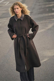 Eva Wool Coat  | Chocolate Torte | Jakke fra Mos Mosh