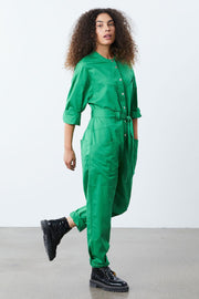 Yuko Jumpsuit | Green | Buksedragt fra Lollys Laundry
