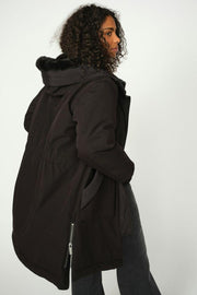 Lissa Bora Coat | Black | Jakke fra Mos Mosh