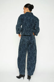 Rosy Floret Jeans Ankle | Blue | Jeans fra Mos Mosh