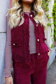 Coco Wide Pants | Bordeaux | Bukser fra Liberté