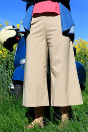 Davina Culotte Pant | Sand | Bukser fra Black Colour