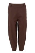 Beate Barrel Pant 41096 | Mocca | Black Colour