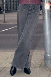 Colette Deluxe Jeans 32' | Grey | Jeans fra Mos Mosh
