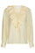 Katarina Crepe Ruffle Blouse | Light Yellow | Bluse fra Neo Noir