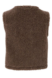 Teddy Vest | Taupe | Vest fra Black Colour