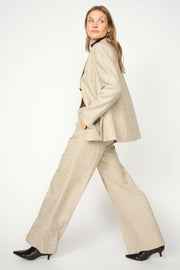 Leya Merlin Pant Long | True Camel | Bukser fra Mos Mosh