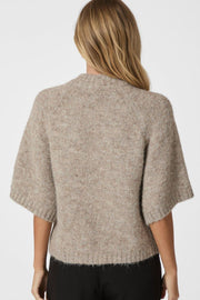 Benuta Fluffy Knit Cardigan | Beige Melange | Strik fra Neo Noir