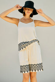 Linus Top 206115 | Moonbeam W. Black | Top fra Freequent