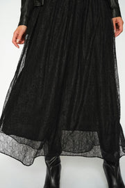 Salinta Lace Skirt | Black | Nederdel fra Mos Mosh